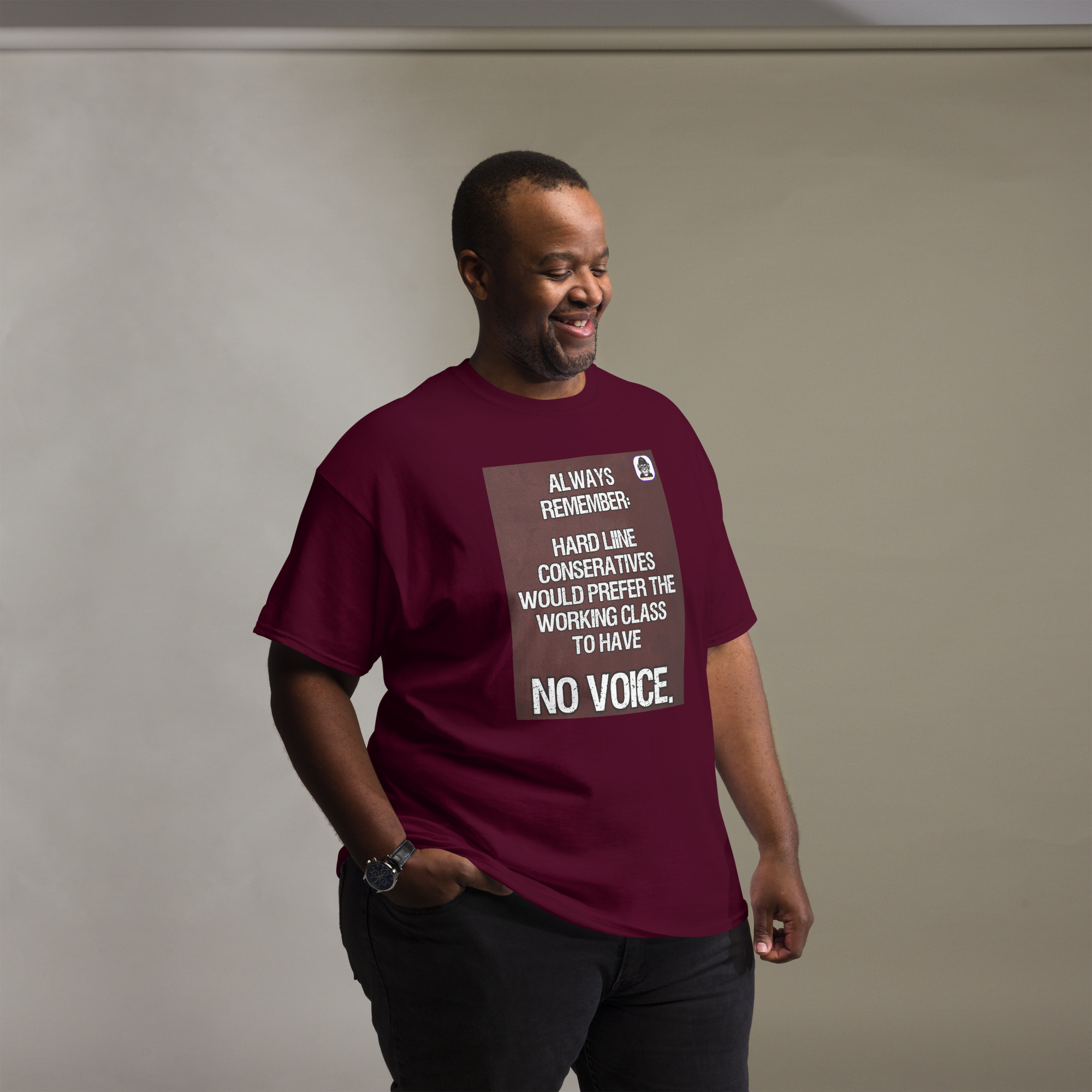 Conervatives want NO VOICE for underprivileged unisex T-Shirt