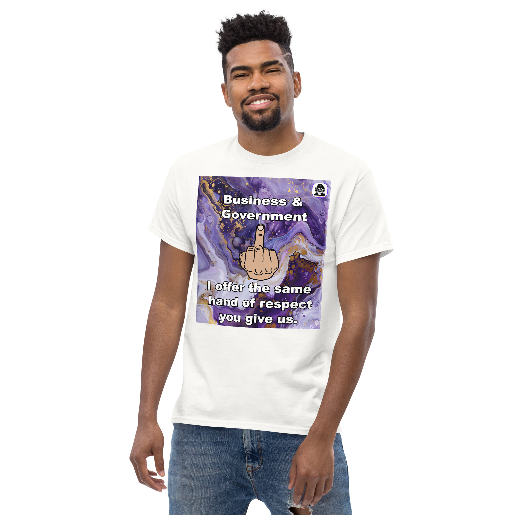 Give them the silent finger they need Unisex classic T-Shirt
