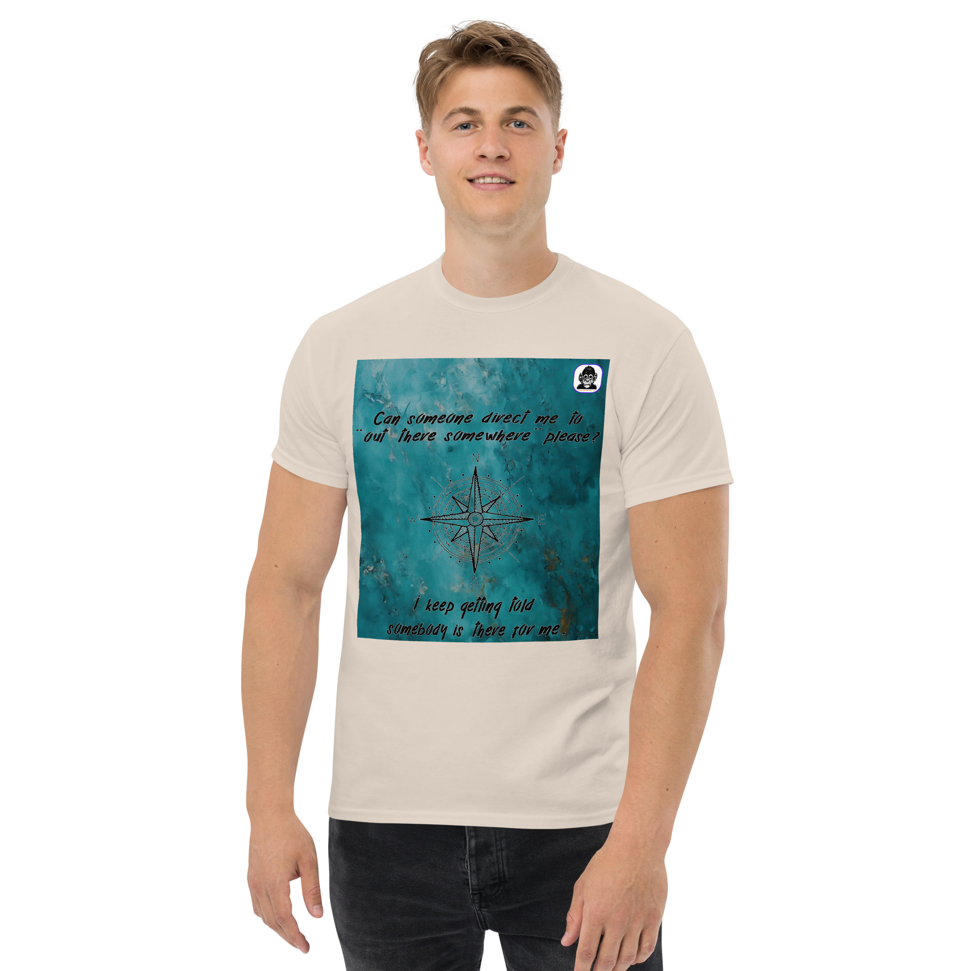 Direct me to “somewhere out there” Unisex classic T-Shirt
