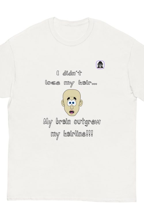 A different way to look at balding Unisex classic T-Shirt