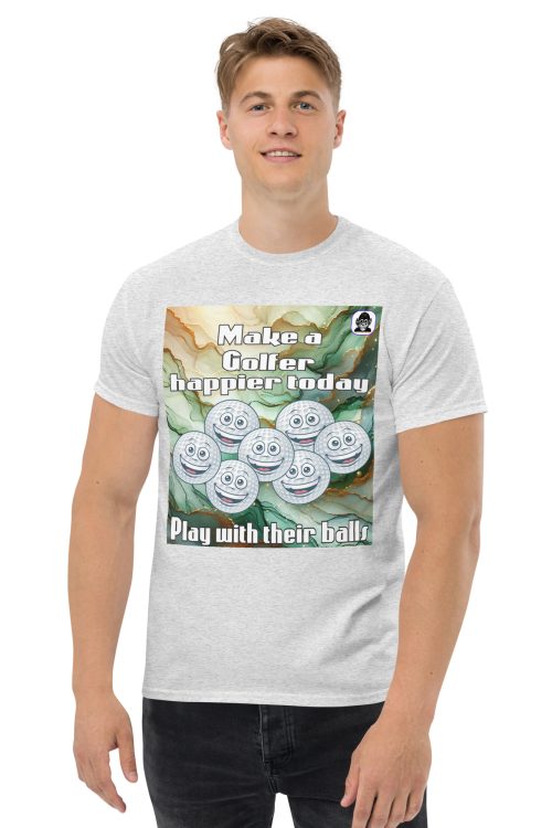Make a golfer happier… Unisex classic T-Shirt