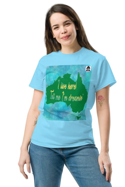 I live here – Australia Unisex classic T-Shirt