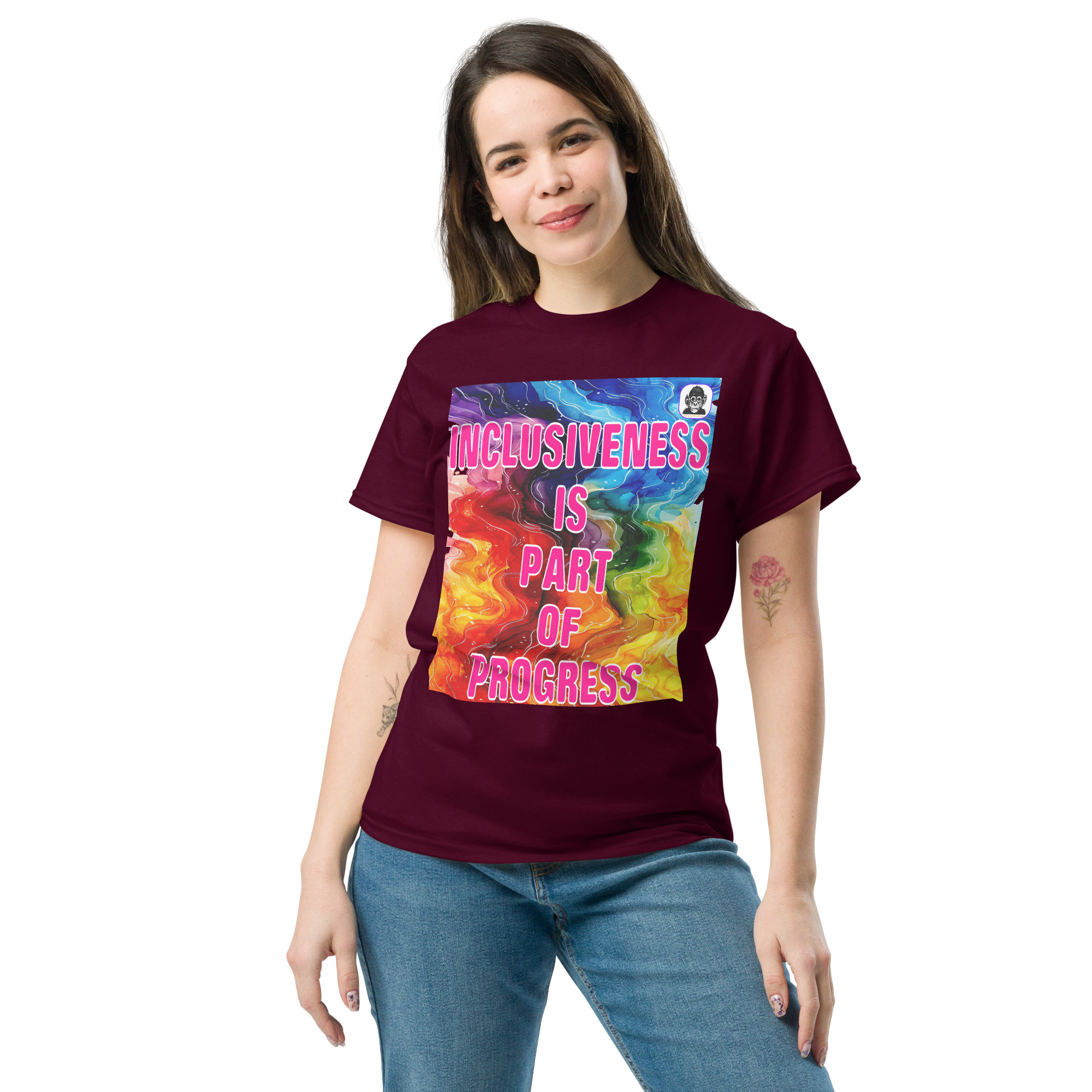 Inclusiveness is a part of progress Unisex classic T-Shirt