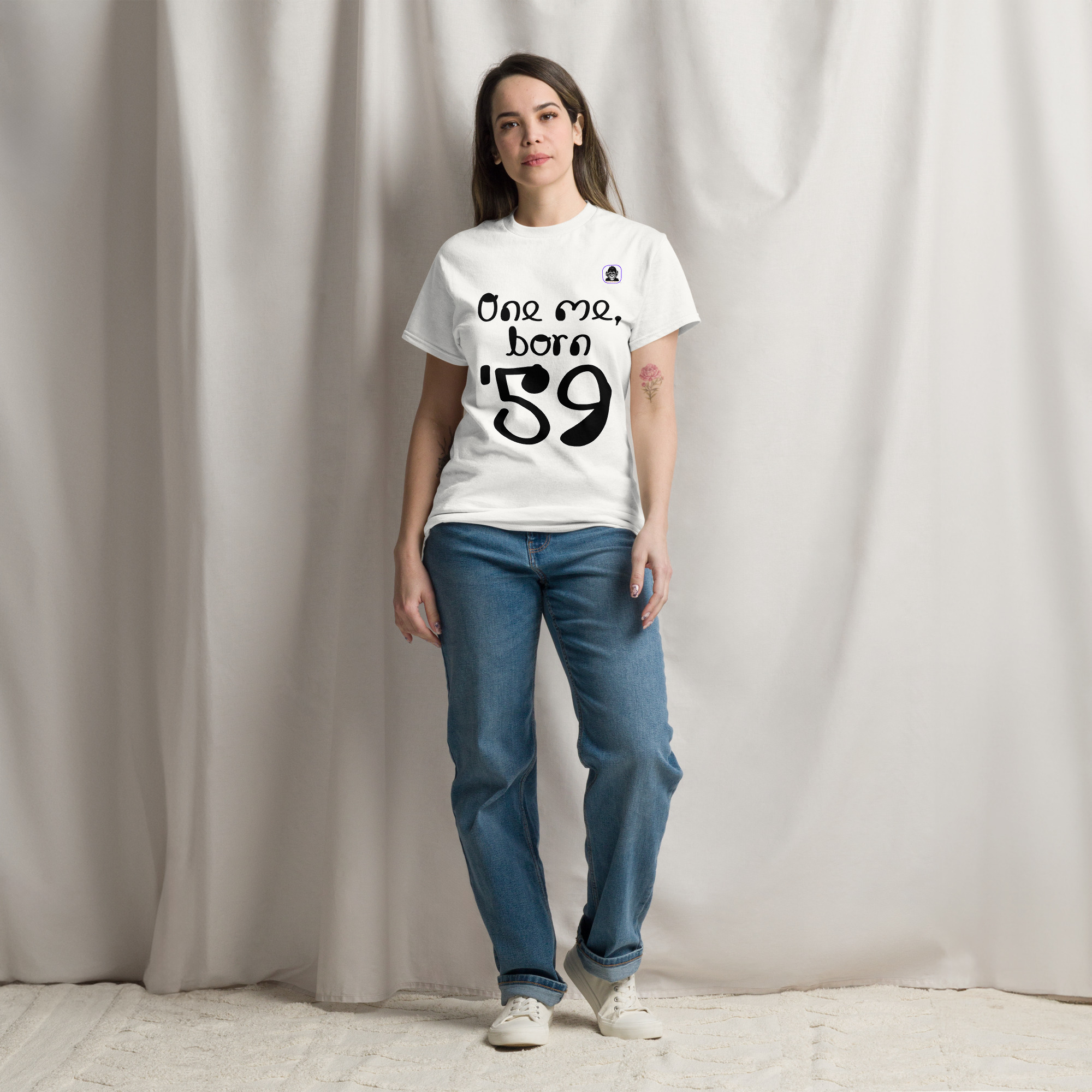 One me, born ’59 Unisex classic T-Shirt