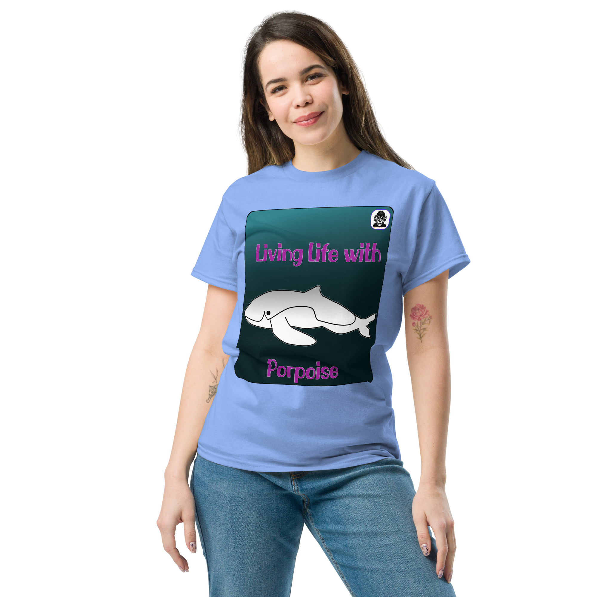 Living with Porpoise Unisex classic T-Shirt