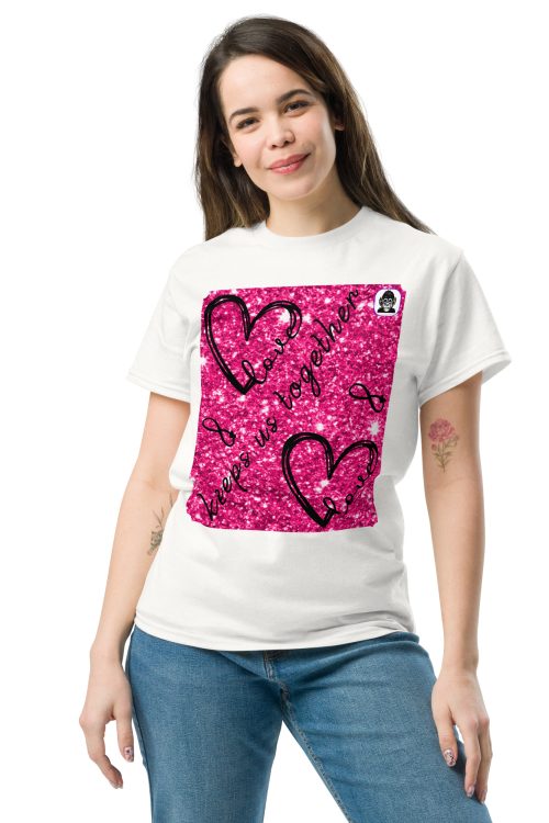 Love keeps us together Unisex classic T-shirt