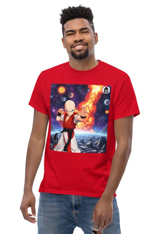 Bald Explosive background Unisex classic Anime T-shirt