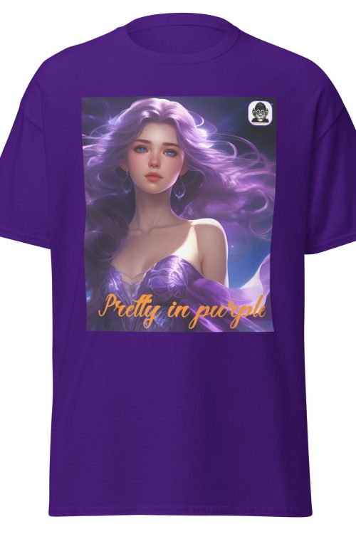 Anime Pretty in Purple Unisex classic Anime T-Shirt