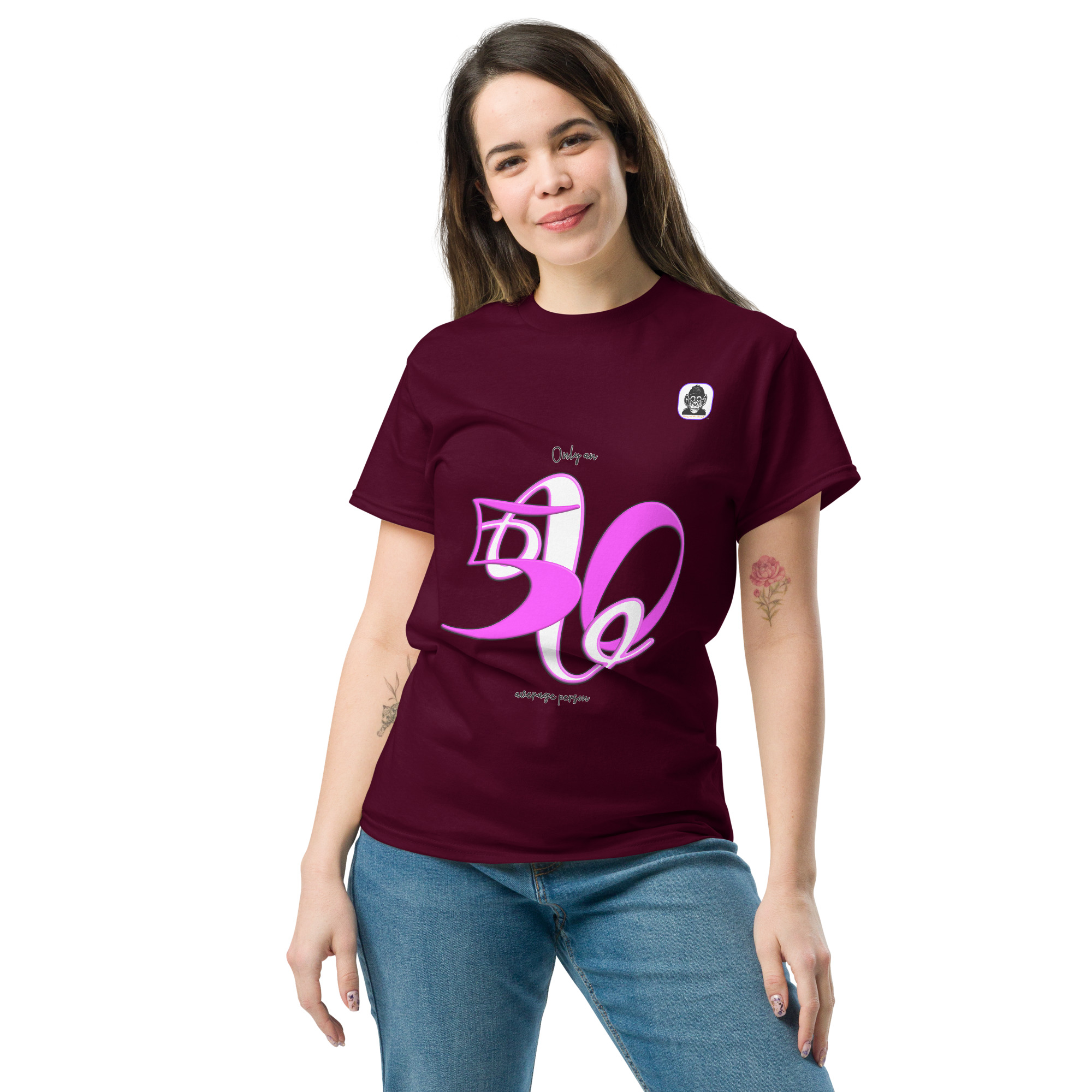 50% - Only an average person Unisex classic T-Shirt